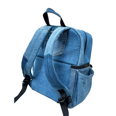Handmade Upcycled Denim 2 Tier Backpack