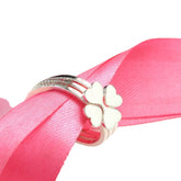 3-in-1 Four-Leaf Clover Ring Handcrafted 925 Sterling Silver