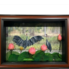 3D Dried Lotus Painting 3