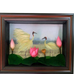3D Dried Lotus Painting 4