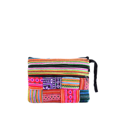 3 Lock Hand-Woven Brocade Wallet