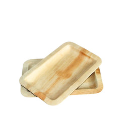 Areca Palm Leaf Rectangular Plate