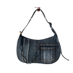 Handmade Upcycled Denim Armpit Bag