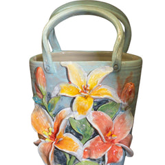Bat Trang Handcrafted Ceramic Flower Vase 46