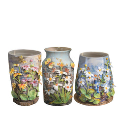 Bat Trang Handcrafted Ceramic Flower Vase 102