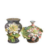 Bat Trang Handcrafted Ceramic Flower Vase 110