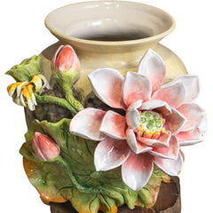 Bat Trang Handcrafted Ceramic Flower Vase 130