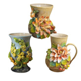 Bat Trang Handcrafted Ceramic Flower Vase 151