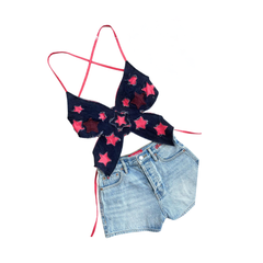 Handmade Upcycled Denim Beach Wear 2