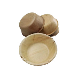 Bowl Rounded Areca Palm Leaf