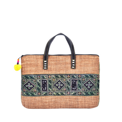 Hand-Woven Brocade iPad Bag 1