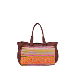 Hand-Woven Brocade Travel Bag