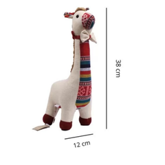 Hand-Woven Brocade Giraffe