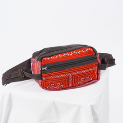 Hand-Woven Brocade Fanny Pack