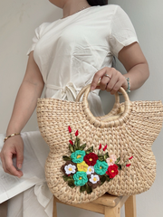 Butterfly Shaped Water Hyacinth Bag 1