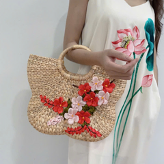 Butterfly Shaped Water Hyacinth Bag 2