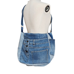 Handmade Upcycled Denim CATA Bag 2