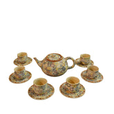 Carved Ceramic Tea Set