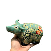 Ceramic Buffalo Statue