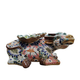 Ceramic Buffalo With Lotus Leaf