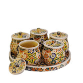 Ceramic Candy And Snack Jar Set