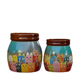 Ceramic Cat Jar