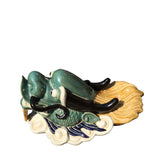 Ceramic Dragon Face Statue
