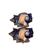 Ceramic Fish Wall Hanging Statue
