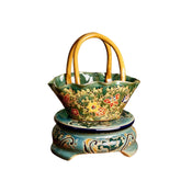 Ceramic Flower Basket