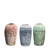 Ceramic Flower Vase With Boiled Glaze