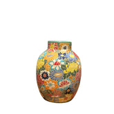 Ceramic Flower Vase With Hundred Flowers Pattern