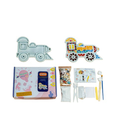 Ceramic Jigsaw Puzzle Train Set