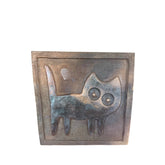 Ceramic Painting Of A Cat