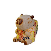 Ceramic Pen Holder In The Shape Of A Pig