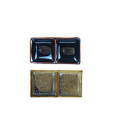 Ceramic Spice Tray With 2 Compartments