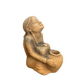 Ceramic Statue Of The Mother Praying For Rain