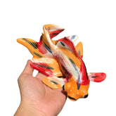 Ceramic Three-Tailed Fish Statue