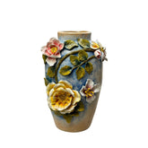 Ceramic Vase With Rose Pattern 2