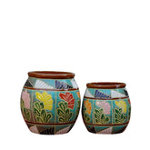 Ceramic Vase With Floral Pattern