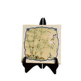 Ceramic Wall Art With Bamboo Pattern