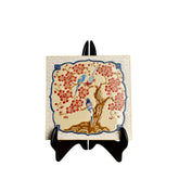 Ceramic Wall Art With Plum Blossom Pattern
