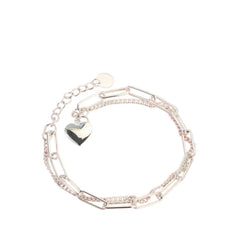 Chain Link Bracelet Handcrafted 925 Sterling Silver