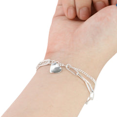 Chain Link Bracelet Handcrafted 925 Sterling Silver