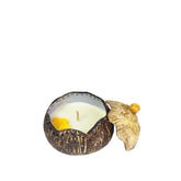 Coconut Shell Scented Candle with Lid
