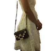 Coconut Shell Shoulder Bag