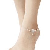 Coin Anklet Handcrafted 925 Sterling Silver
