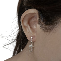 Cone-shaped Earrings For Women Handcrafted 925 Sterling Silver