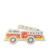 Construction Vehicle Mosaic Ceramic Puzzle Set