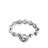 Cool Men's Bracelet Handcrafted 925 Sterling Silver