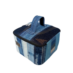 Handmade Upcycled Denim Cosmetic Box